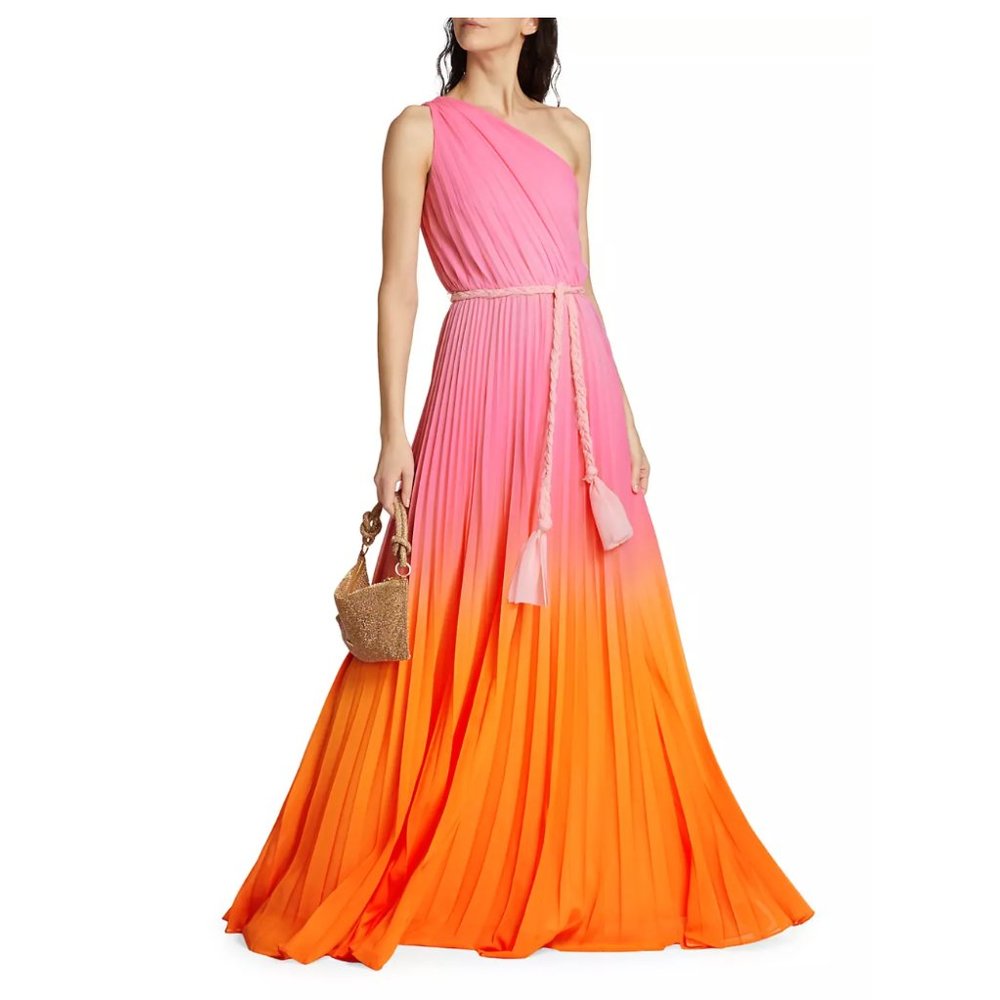 Amur Garret Pleated Gown